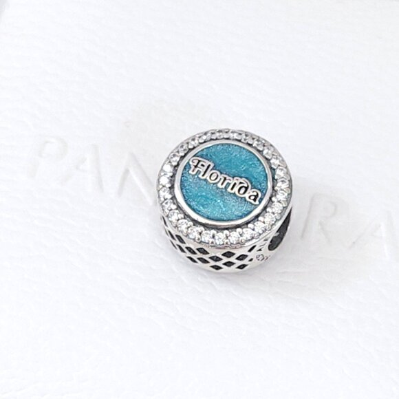 Pandora Florida Manatee Exclusive Bead Charm Travel Vacation S925 Silver - Picture 7 of 8